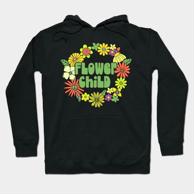 Stay Wild Flower Child Hoodie by machmigo